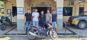 Sehari Menjabat, Kapolsek Bathin VIII Sarolangun Langsung Tangkap Pelaku Curanmor 