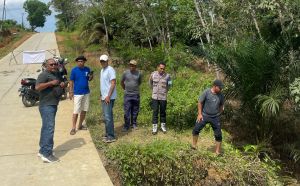 Akses Jalan ke Kantor Camat Rimbo Ilir Ditutup, Dinas PU Tebo Buat Jalan Alternatif