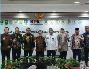 Walikota Alfin Hadiri Rakor Penguatan Sinergi Kolaborasi KPK 