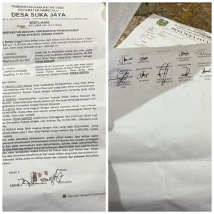 Warga Desa Suka Jaya Rimbo Ulu, Dipaksa Bayar Denda, Ini Kronologisnya