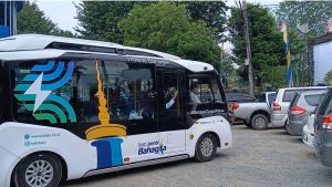 Dua Bus Listrik Pertama Tiba di Kota Jambi