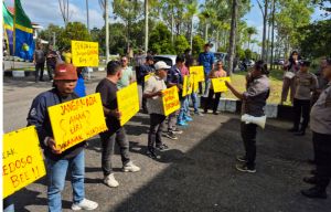 Puluhan Wartawan Tebo Gelar Aksi Demo, Ini Respon Wabup Nazar Efendi