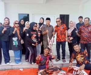 MPW PP Jambi Sembelih Hewan Qurban 1 Ekor Kerbau, 1 Sapi dan 2 Ekor Kambing