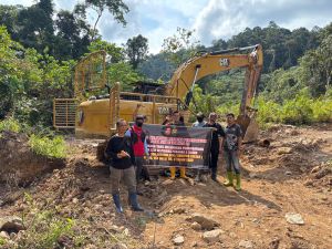 Polisi Amankan Dua Excavator di Lokasi PETI Dusun Petekun, Merangin