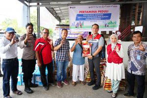 Pertamina Salurkan Bantuan Kemanusiaan untuk Korban Kebakaran Kelurahan 1 Ulu Palembang