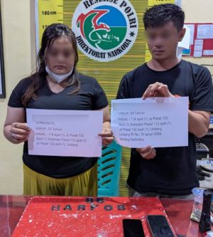 Miliki Ekstasi, Pria dan Wanita di Nalo Tantan Merangin Ditangkap