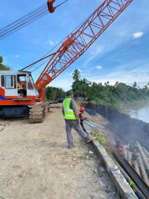 Ini Progres Kegiatan Proyek Dibiayai APBN, Hibah Dari BNPB Yang Ada di Kab Tebo