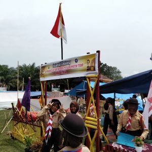 SMP Negeri 25 Tebo Ikut Sukseskan Lomba Pramuka Kwartir Tebo Ilir di Bumi Perkemahan