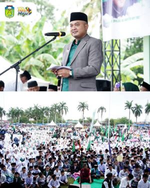 Bupati Tebo Hadiri Peringatan Hari Santri Nasional Tahun 2025 di Rimbo Bujang