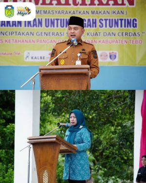 Bupati Tebo Buka Giat Sosialisasi Gerakan Masyarakat Makan Ikan Tahun 2025