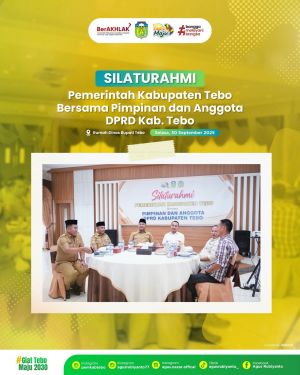Silaturahmi dengan Dewan Tebo, Ini yang Disampaikan Bupati Agus Rubiyanto