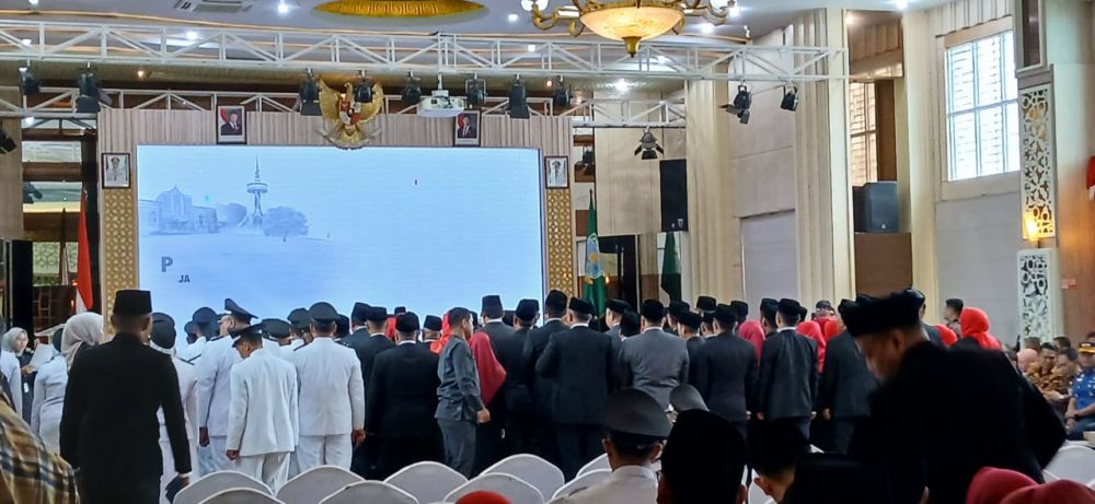 Ilustrasi pelantikan pejabat di Pemkot Jambi.