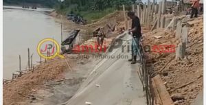 Dua Proyek Turap BNPB di Tebo Rampung, Satu Lokasi Dikebut Jelang Ancaman Cuaca Ekstrem