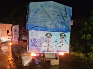 Konvoi Bantuan Pemkot Jambi Tembus Hujan, Target Sore Tiba di Sumbar