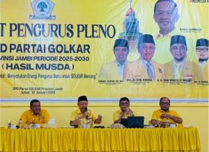 Pleno Perdana Golkar Jambi, Cek Endra Tegaskan Soliditas dan Konsolidasi Menuju Pemilu 2029