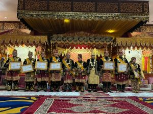 Wabup Merangin Hadiri Penganugerahan Gelar Adat Melayu Jambi untuk Forkopimda