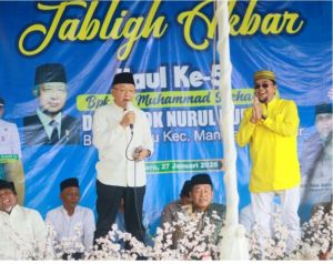 Cek Endra Apresiasi Haul ke-5 HM Soeharto di Desa Transmigrasi Butang Baru