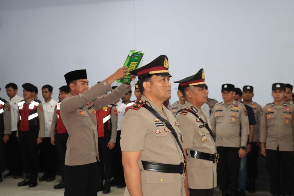 Kapolres Merangin Pimpin Sertijab Kapolsek Bangko, Dorong Pelayanan Lebih Profesional dan Humanis