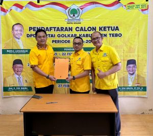 Calon Tunggal di Musda VI Golkar Tebo, KM Hampir di Pastikan Menang Aklamasi