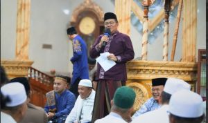Harmonisasi Pembangunan, Wali Kota Maulana dan Gubernur Al Haris Gelar Safari Ramadhan Bersama