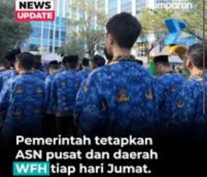 WFH ASN Tiap Jumat Mulai April 2026, Pemkab Tebo Masih Tunggu Arahan