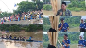 Wabup Bungo Buka Pacu Perahu Tanjung Gedang, Tradisi Rakyat Disambut Antusias Warga