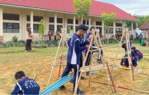 Kompak dan Presisi, Tim MTsN 4 Bungo Curi Perhatian di Lomba Pionering