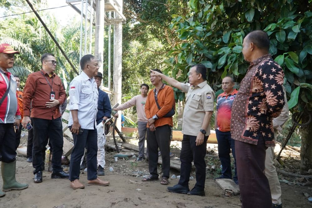 Desa Rantau Limau Kapas dan Sungai Sakai Terdampak Banjir, Warga Harapkan Perbaikan Jembatan