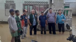 90 Rumah di Tabir Ilir Terendam Banjir, Jalan Lingkungan Lumpuh Terendam Air hingga Satu Meter
