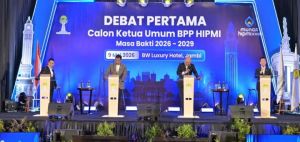 Debat Perdana Caketum BPP HIPMI di Jambi Jadi Magnet Ekonomi Daerah