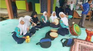Tim Hadroh MTsN 4 Bungo Siap Meriahkan Pelepasan Siswa Kelas IX