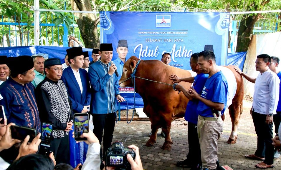 AHY Ajak Kader Demokrat Perkuat Solidaritas Sosial Lewat Gerakan Kurban Nasional