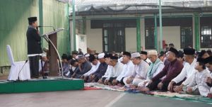 Korem 042/Gapu Gelar Sholat Idul Adha Bersama, Danrem Ajak Perkuat Kepedulian Sosial