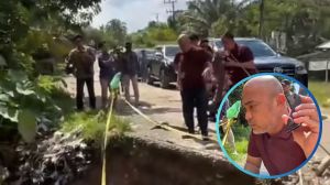 Bupati Bungo Langsung Tegur Soal Police Line Saat Tinjau Gorong-Gorong Rusak di Lubuk Mayan