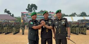 Letkol Inf Wasidi Resmi Jabat Danyonif TP 844/Ksatria Batang Hari