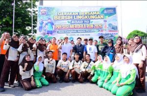 Polda Jambi Gelar Gerakan Bersih Lingkungan, Gaungkan Semangat 