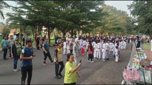 CFD Merangin Ramai Dikunjungi Warga, Joko Suseno Rela Datang dari Pamenang Isi Libur Akhir Pekan