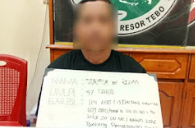 Satresnarkoba Polres Tebo Tangkap Pengedar Sabu di Rimbo Bujang, Sita Barang Bukti 5,22 Gram