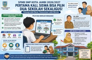 SPMB Kota Jambi 2026: Siswa Kini Bisa Pilih Dua SMP Sekaligus