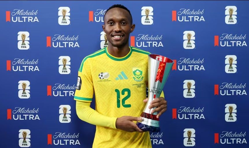 Thapelo Maseko Raih Pemain Terbaik, Antar Afrika Selatan Cetak Sejarah di Piala Dunia 2026