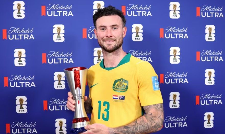 Aiden O'Neill Jadi Pemain Terbaik, Antar Australia Melaju ke Babak 32 Besar