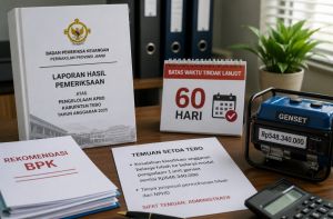 BPK Soroti Genset Rp548 Juta di Setda Tebo, Inspektorat Beri Penjelasan