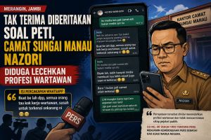 Viral! Camat Sungai Manau Tantang Wartawan Usai Berita PETI, Chat WhatsApp Jadi Sorotan
