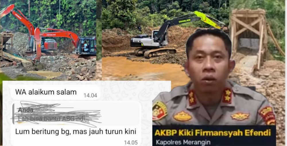 Kapolres Merangin Selidiki Dugaan Oknum P3K SD 94 Terlibat PETI