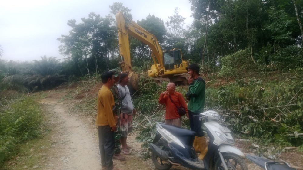 Akses Kebun Makin Lancar, Warga Tanjung Agung Apresiasi Program TMMD