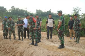Cek Langsung TMMD Ke-129, Danrem Nyamin Pastikan Seluruh Sasaran Sesuai Target