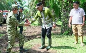 Bupati Tebo dan Danrem 042 Tinjau Progres Cetak Sawah CSR, Dorong Percepatan Ketahanan Pangan