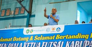 Dedy Putra Buka Turnamen Piala Ketua Futsal Kabupaten Bungo, Pembinaan Atlet Muda Jadi Prioritas