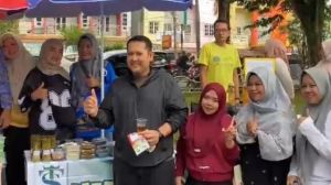 CFD Merangin Kian Ramai, Bupati M. Syukur Siap Perpanjang Jalur dan Dorong UMKM Lokal