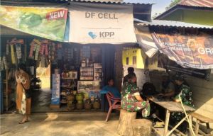 Kehadiran Satgas TMMD Ke-129 Bawa Berkah, Warung Warga di Tanjung Agung Kian Ramai